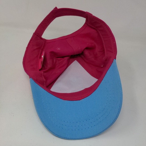 Dreamworks Trolls Girl's Strapback Hat Multicolor OSFM Poppy 2019 Pom Pom - Picture 6 of 8